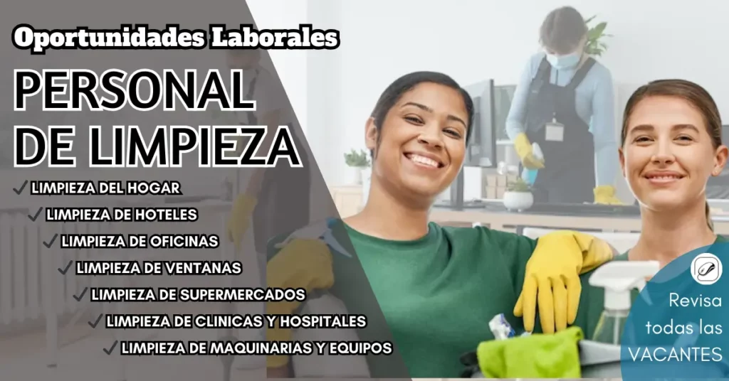 personal de limpieza