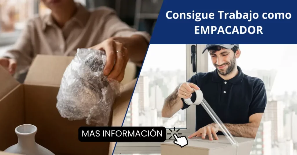 CONSIGUE TRABAJO COMO EMPACADOR 📦